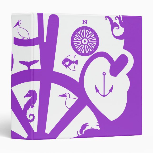 Sea Life Designed Binder (Front/Spine)