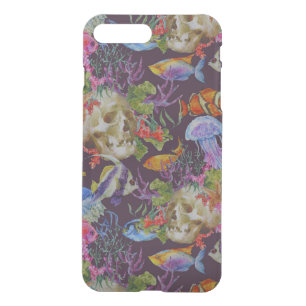 Sea Life Grunge Pattern iPhone 8 Plus/7 Plus Case