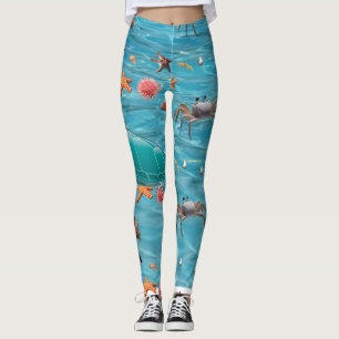 Sea life leggings