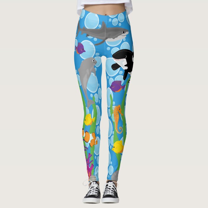 Sea Life Leggings Zazzle Com