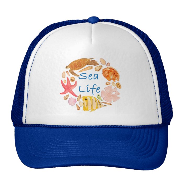 Sea Life Mesh Hats