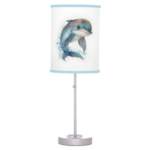 Sea Life Nursery Decor Table Lamp Dolphin