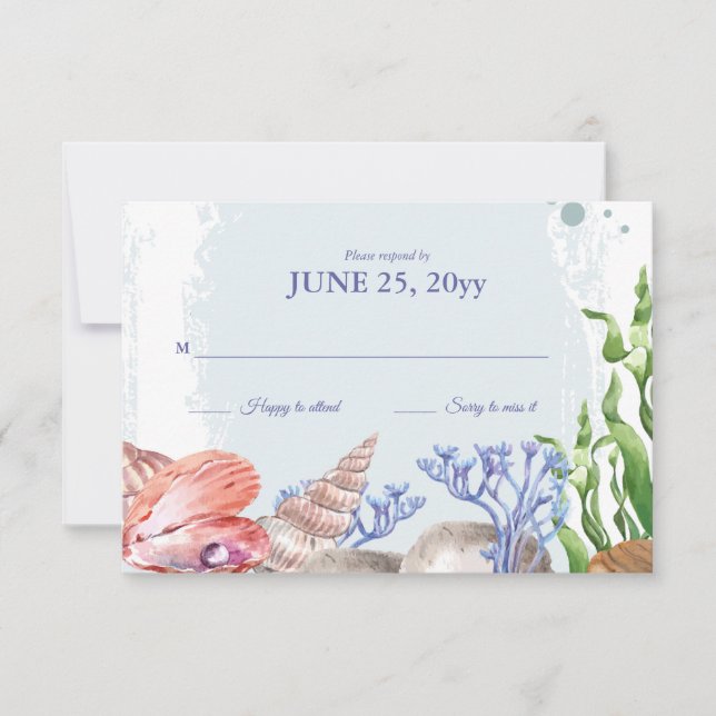 Sea Life Response Card (Front)