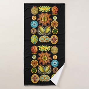 sea life sea creatures print bath towel set