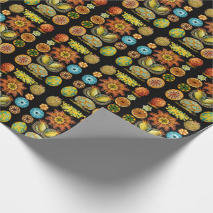 sea life sea creatures print wrapping paper