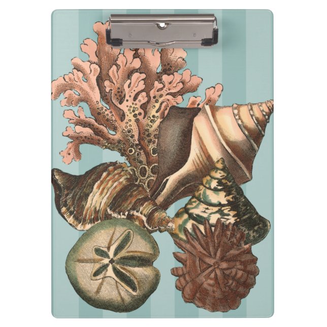Sea Life Silhouette Clipboard (Front)