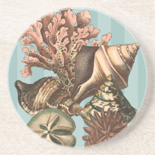 Sea Life Silhouette Coaster