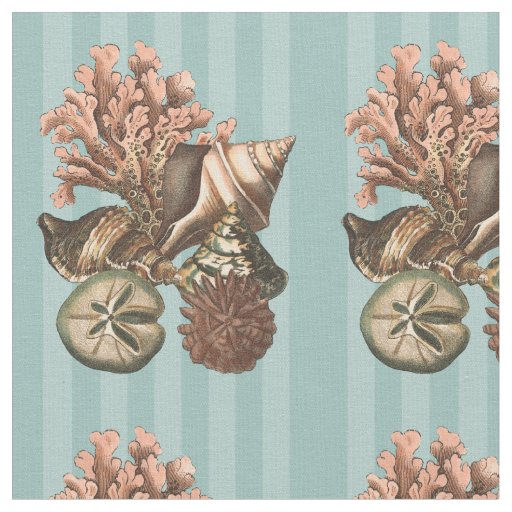 Sea Life Silhouette Fabric