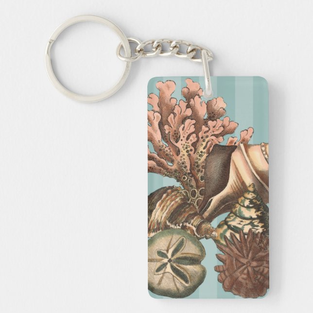 Sea Life Silhouette Keychain (Front)