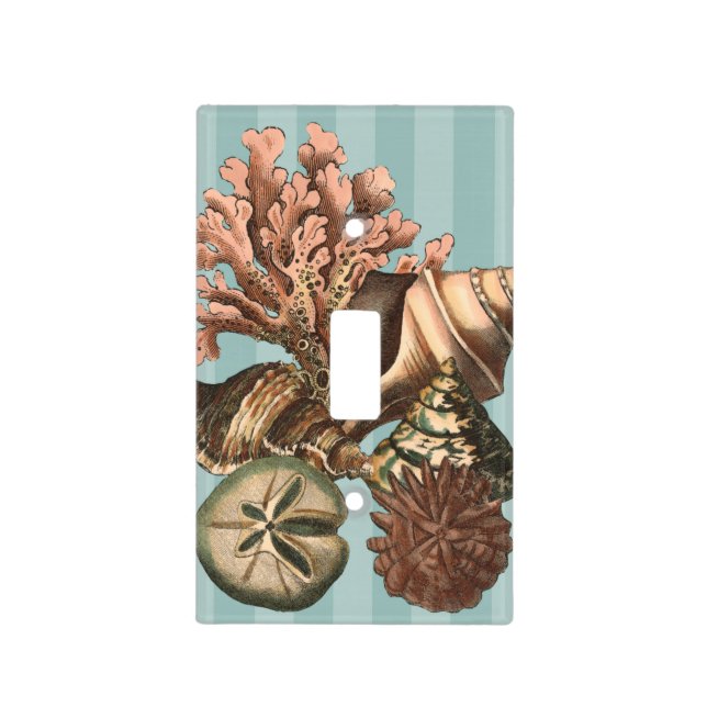 Sea Life Silhouette Light Switch Cover (Front)