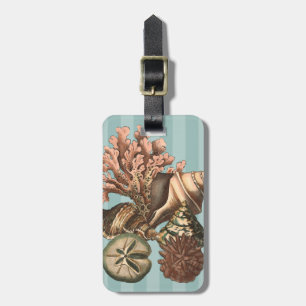 Sea Life Silhouette Luggage Tag
