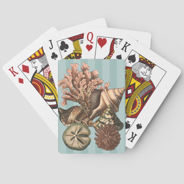 Sea Life Silhouette Poker Cards (Back)