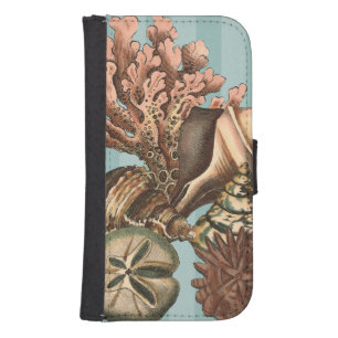 Sea Life Silhouette Galaxy S4 Wallet Case