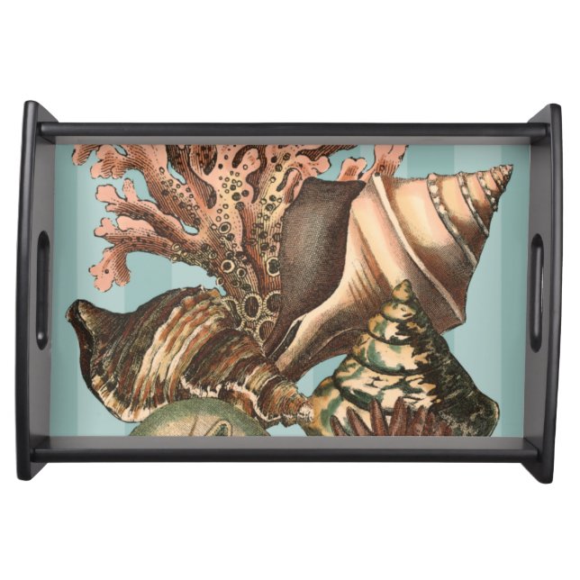 Sea Life Silhouette Serving Tray (Front)