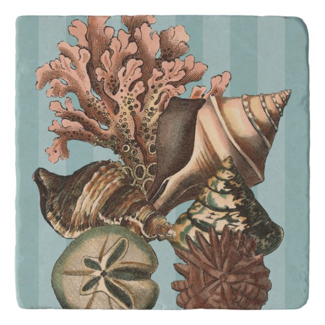 Sea Life Silhouette Trivet (Front)