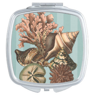 Sea Life Silhouette Vanity Mirror