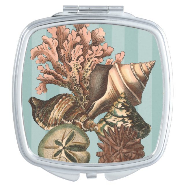 Sea Life Silhouette Vanity Mirror (Front)