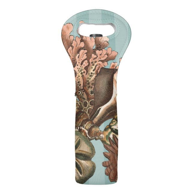 Sea Life Silhouette Wine Bag (Back)