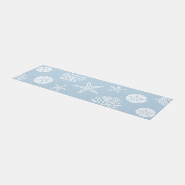 Sea Life Silhouettes (Blue Ocean) Runner (Front (Vertical))