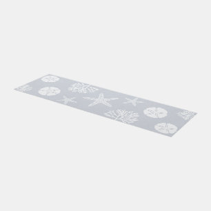 Sea Life Silhouettes (Coastal Gray) Runner