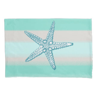 Sea Life Starfish Nautical Pillowcase Standard Sz