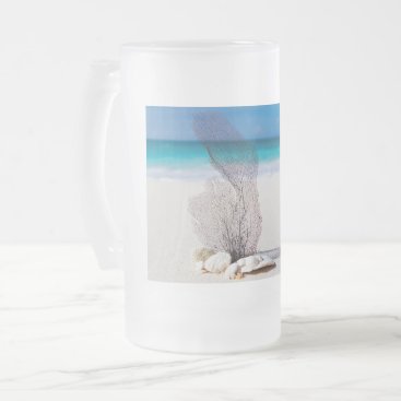 Sea Life Still Life Frosted Glass Beer Mug Sea Life Still Life Frosted Glass Beer Mug