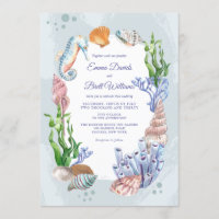 Sea Life Wedding Invitation