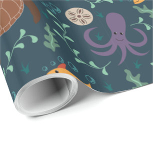 Sea Life Wrapping Paper