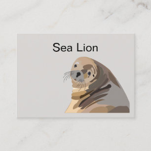 Sea Lion Animal  Business Card