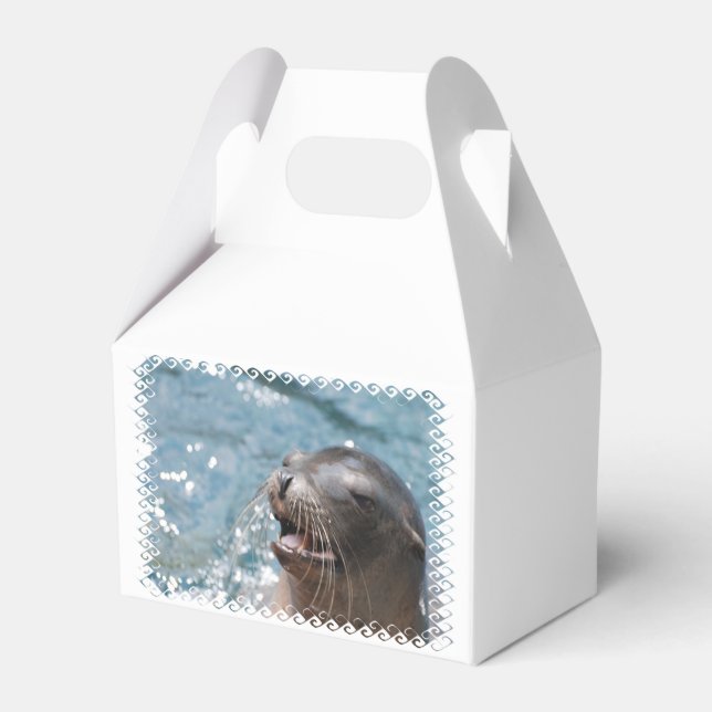 Sea Lion Favor Boxes (Front Side)