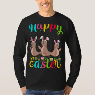 Sea Lion  Funny Easter Egg Bunny Sea Lion Happy Ea T-Shirt