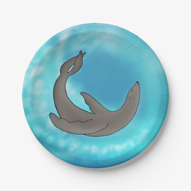 Sea Lion Life Paper Plates (Front)