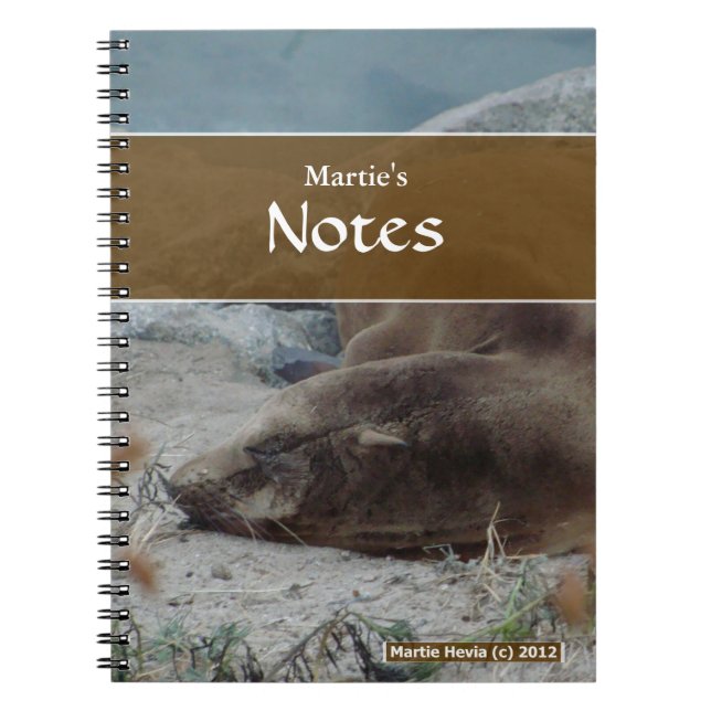Sea Lion Notebook (Front)