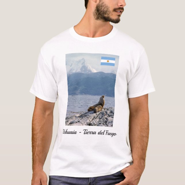 Sea lions in beagle channel - Argentina T-Shirt (Front)