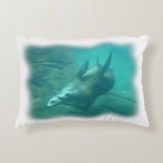 Sea Lions Throw Pillow