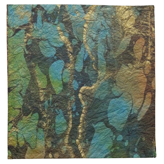 Sea Marble Napkin (Front)