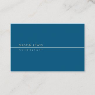 Sea Minimalist Business Card