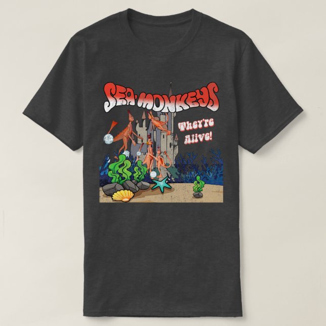 Sea Monkeys distressed T-Shirt (Design Front)