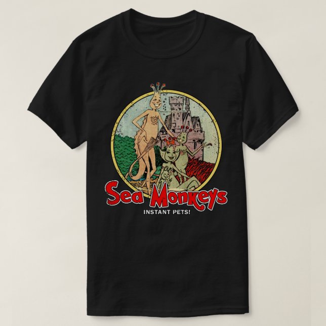 Sea Monkeys For Light Shirts (Design Front)