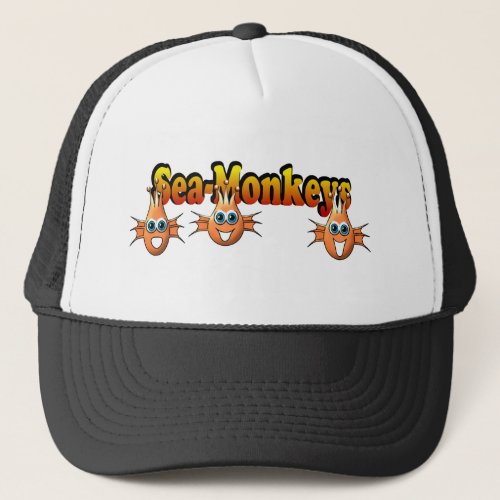 Sea Monkeys Monkees Design Trucker Hat
