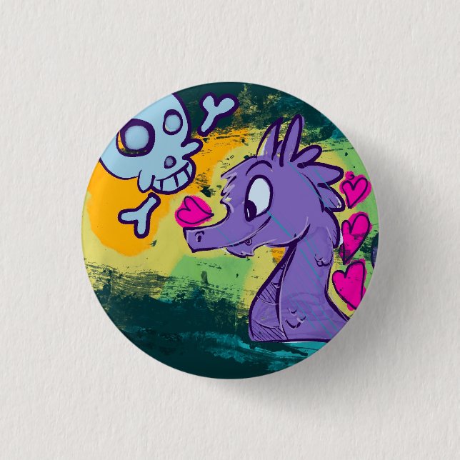 Sea Monster Button (Front)