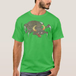 Sea Monster Cow Head Giant Spider Folklore Japanes T-Shirt