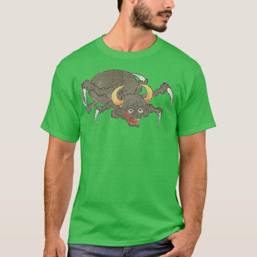 Sea Monster Cow Head Giant Spider Folklore Japanes T_Shirt