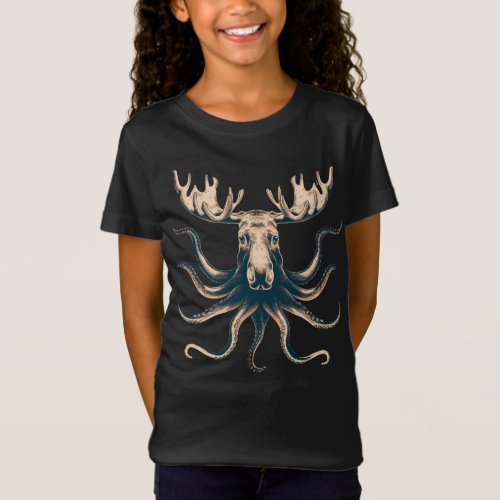 Sea Monster Forest giant sea creature T_Shirt