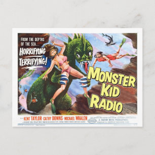 Sea Monster Postcard from Monster Kid Radio