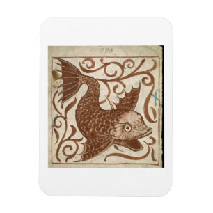 Sea Monster (w/c on paper) Magnet