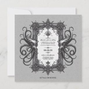 Sea Monster Wedding Invitation