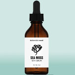 Sea Moss Skin Serum Labels at Zazzle
