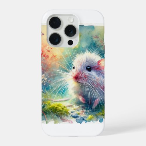 Sea Mouse 200624AREF102 _ Watercolor iPhone 15 Pro Case