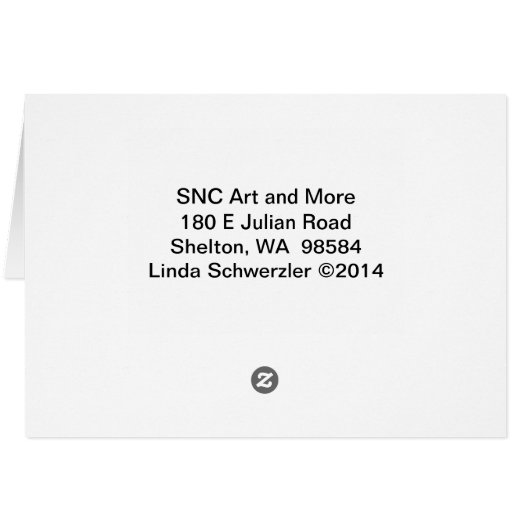 Sea Nettle Jellyfish Frameable Art Card (Back Horizontal)